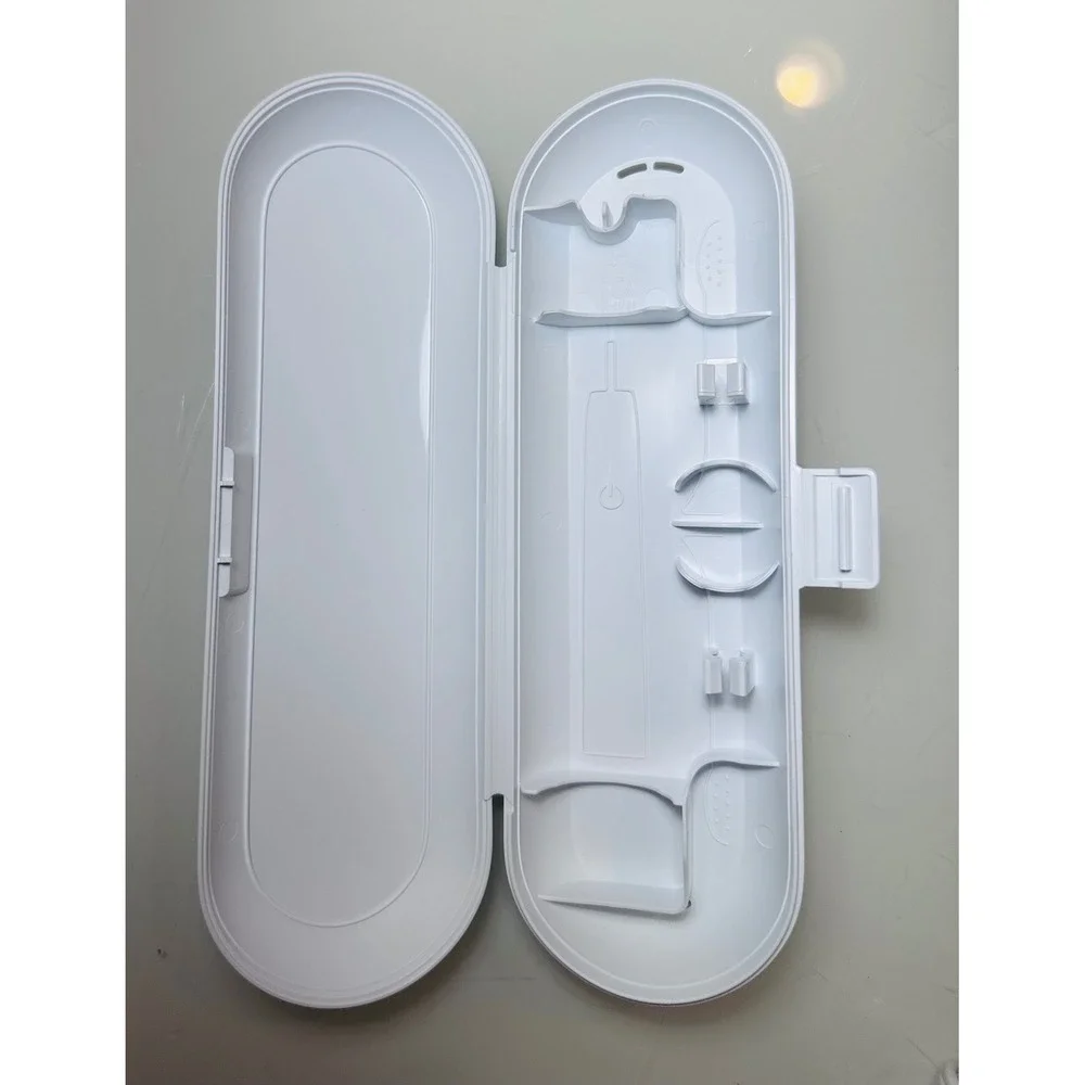 Philips Sonicare Travel Case and HX6100 Charging Base White Replacement Set